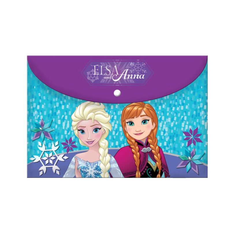 Conj. 10 Capas com Botão A4 Frozen