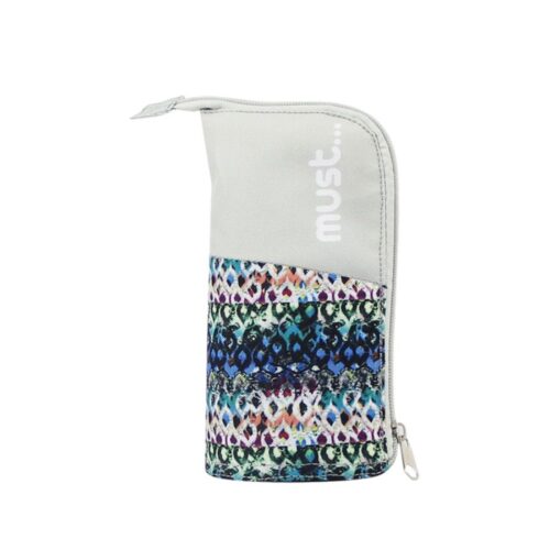 Porta Lápis Bolso Flexi Cinza 20 cm Must