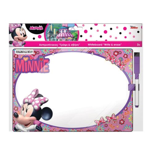 Quadro Branco c/ Marcador Apagador 29x20 Minnie