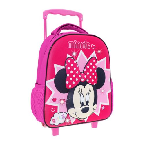 Mochila Trolley 3D LEDs 31 cm Minnie