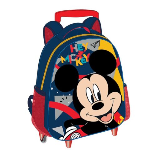 Mochila Trolley 3D 31 cm Mickey Azul Escuro
