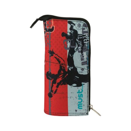 Porta Lápis Versátil Flexi Football 20 cm Must