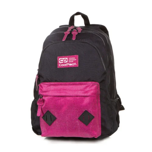 Hippie Mochila Pink Glitter