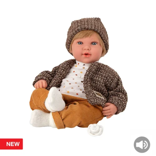 Elegance 45 cm Iria Marrom c/ mecanismo magnético de 14 sons