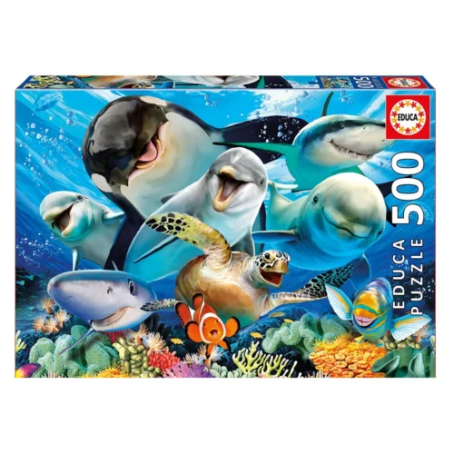 Puzzle 500 Selfie Debaixo de Água