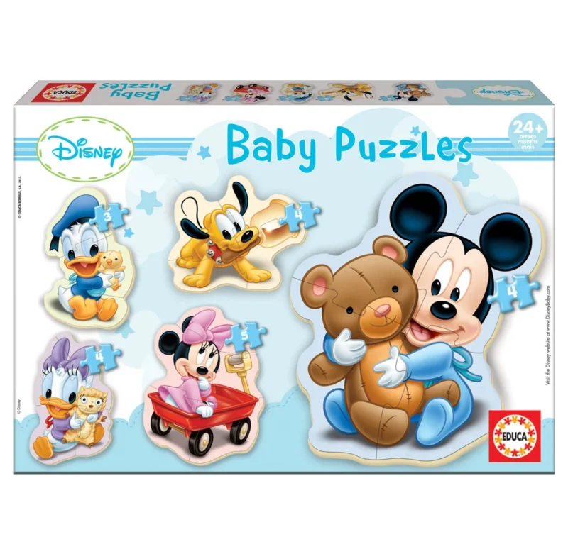 5 Baby Puzzles Mickey
