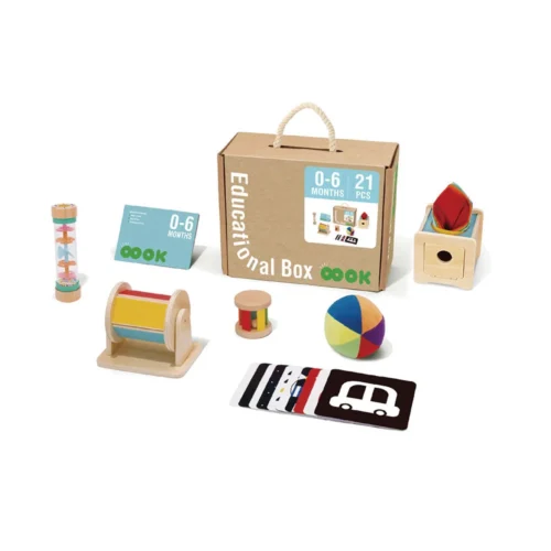 Caixa Educacional Montessori 21 pcs 0m+