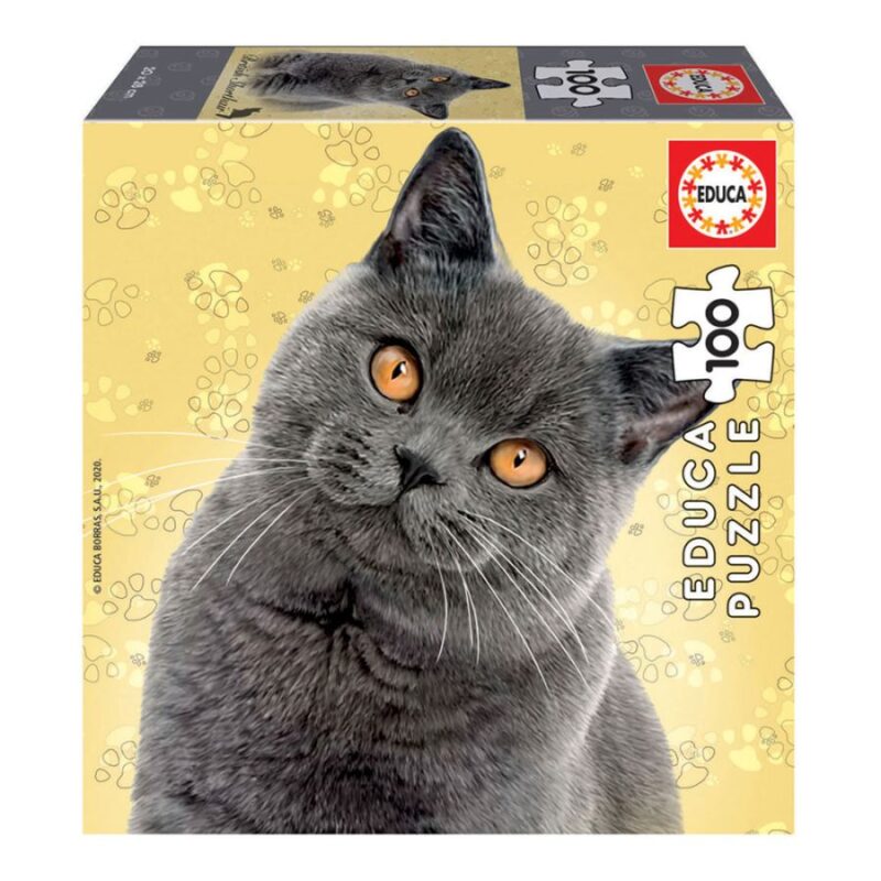 Educa Cat Breeds 100 British Shorthair