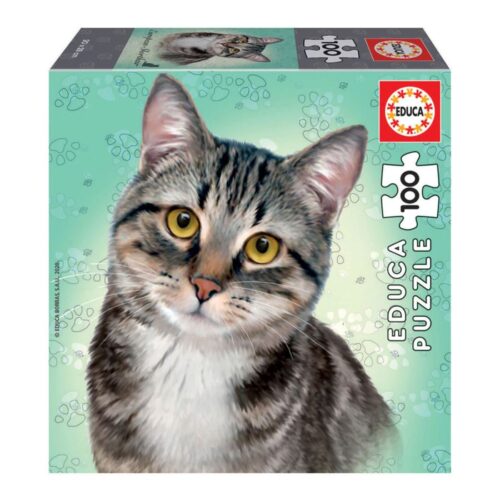 ED18808 Educa Cat Breeds 100 European Shorthair