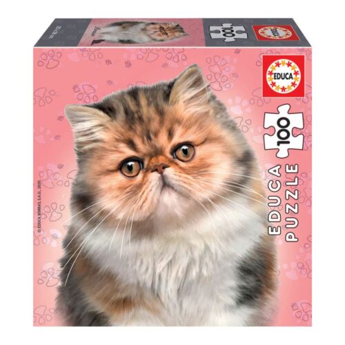 ED18804 Educa Cat Breeds 100 Persian