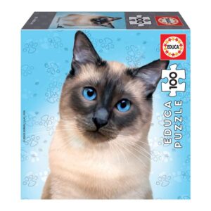 ED18806 Educa Cat Breeds 100 Siamese