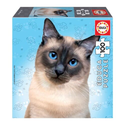 Educa Cat Breeds 100 Siamese