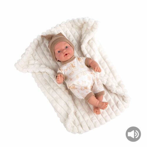 Elegance 28 cm Hanne Bege com Manta + Som