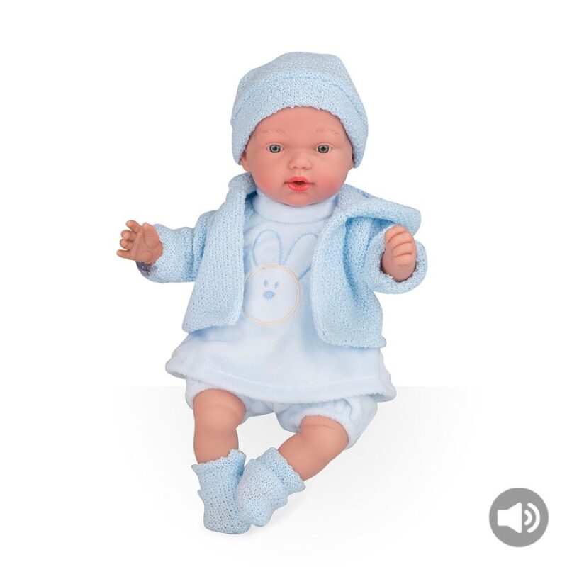 Elegance 28 cm Hanne Coelhinho Azul com Sons