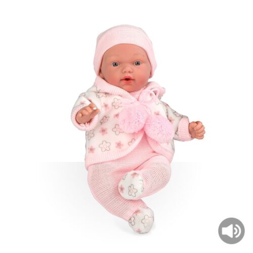 Elegance 28 cm Hanne Flor Rosa com Sons