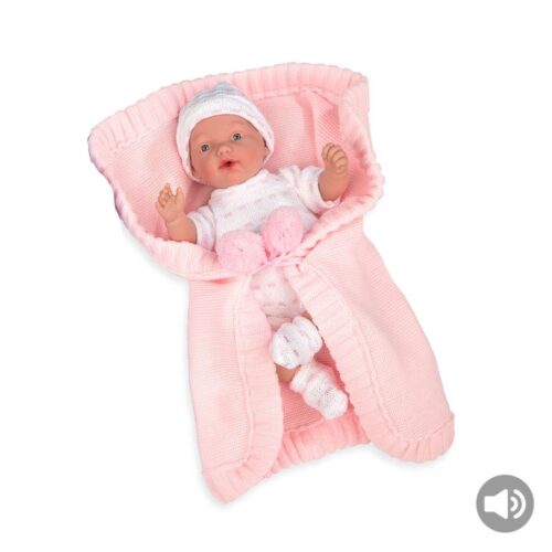 Elegance 28 cm Hanne Rosa com Manta + Som