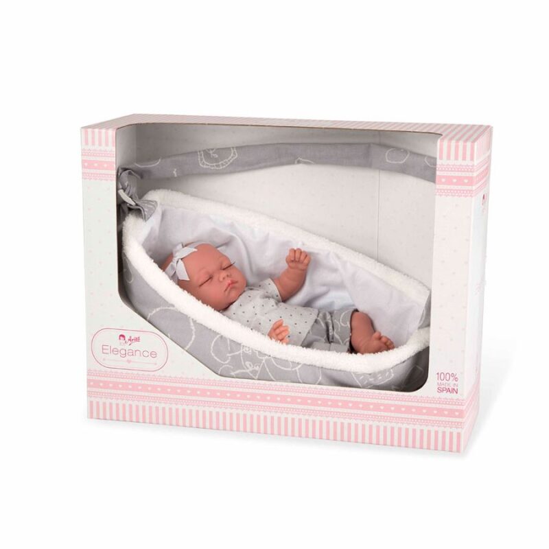 Elegance 28 cm Noa com Portabebés + Som