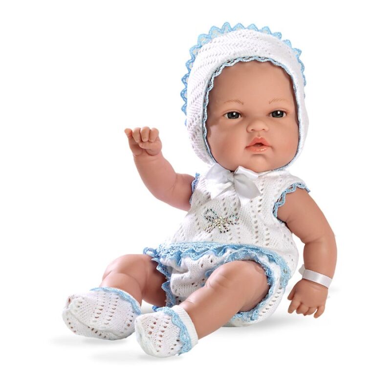 Elegance 33 cm Natal Azul Swarovski Elements