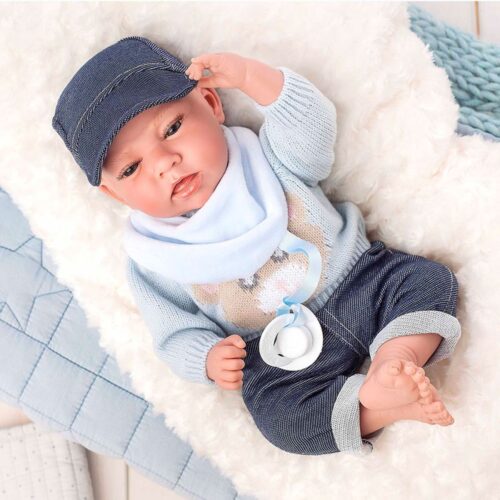 Elegance 40 cm com peso Dafne Azul com Almofada