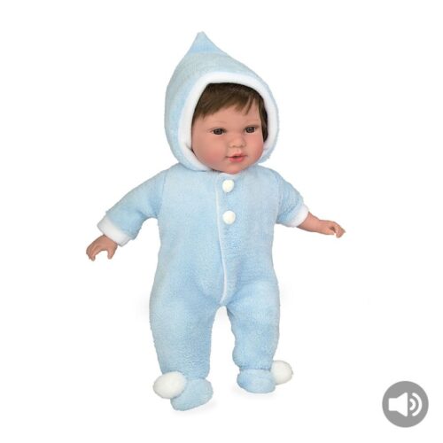 Elegance 42 cm Iria Azul Babygrow Polar + Som