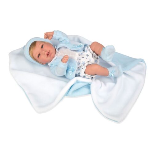 Elegance 42 cm Iria Azul com Manta