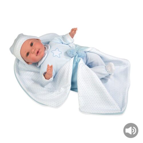 Elegance 42 cm Iria Azul com Manta e Som