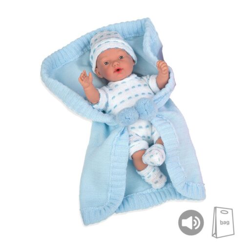 Elegance PB 28 cm Hanne Azul com Manta + Som