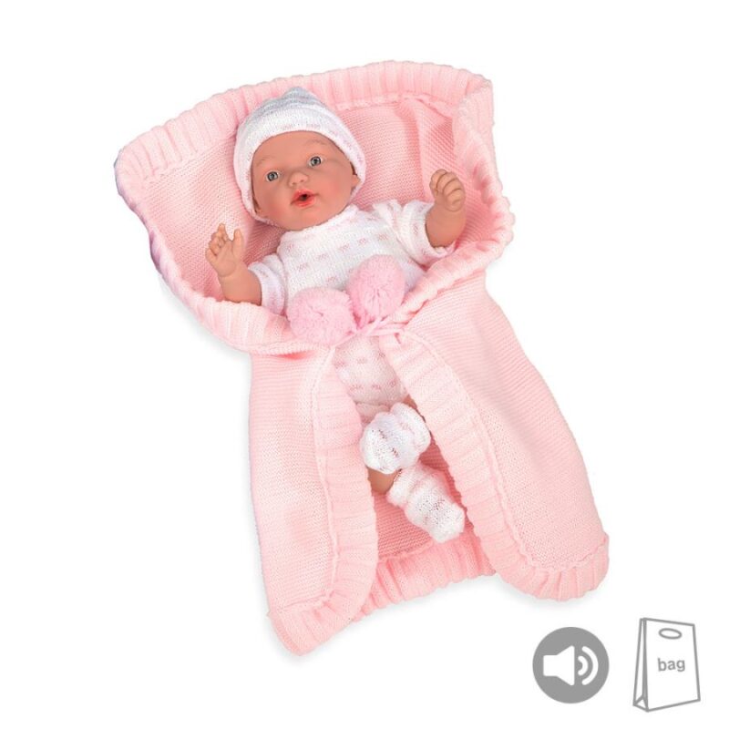 Elegance PB 28 cm Hanne Rosa com Manta + Som