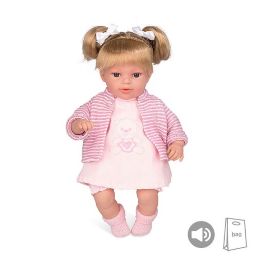 Elegance PB 33 cm Lua Rosa Loira + Som