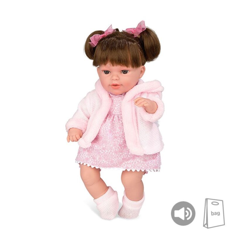 Elegance PB 33 cm Lua Rosa Morena + Som