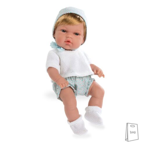 Elegance PB 33 cm Natal Azul com Gorro