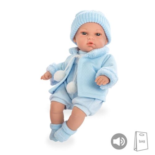 Elegance PB 33 cm Natal Azul com Som