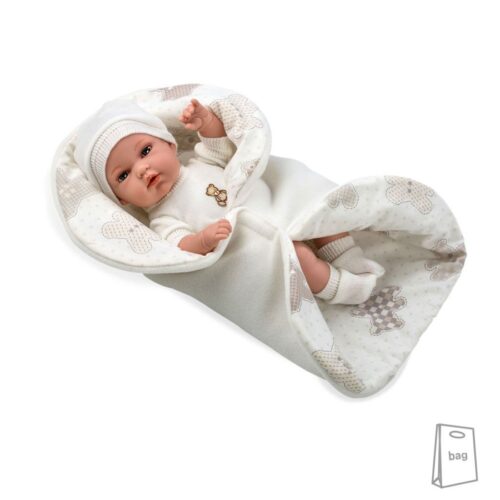 Elegance PB 33 cm Natal Beje com Manta