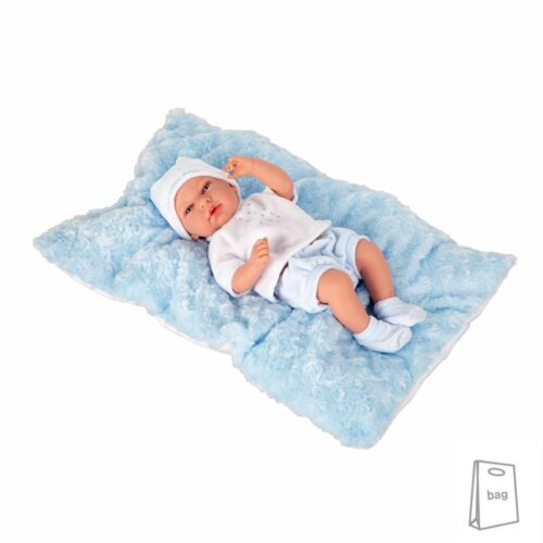 Elegance PB 40 cm Andie Azul com Almofada