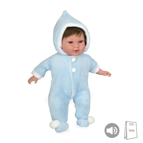Elegance PB 42 cm Iria Azul Babygrow Polar + Som