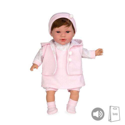 Elegance PB 42 cm Iria Rosa Gorro + Som