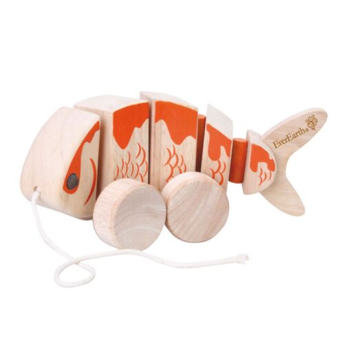 Peixinho de Arrastar Madeira Eco
