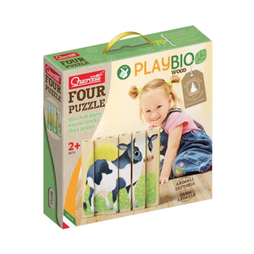 PLAYBIO Puzzle 4 Animais Quinta 6 pcs