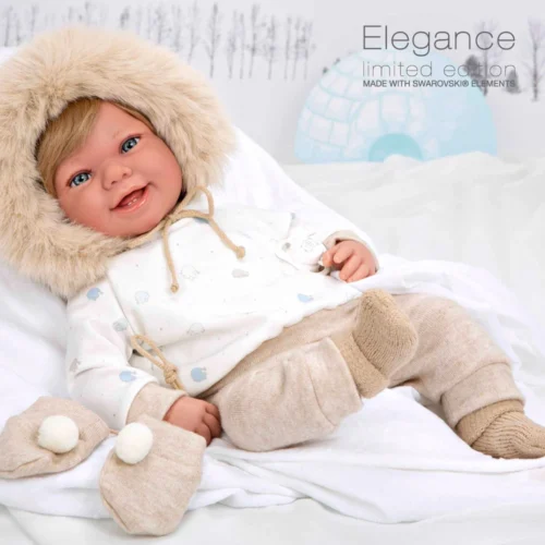 Elegance 45 cm com Peso Zoe Bege com Manoplas