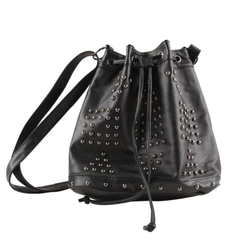 FF127788 Carteira Preta Funky Punky