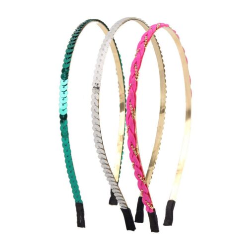 Set 3 Bandoletes com Glitter Funky Pop