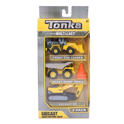 Tonka Pack 3 Veículos Construção (Carregador & Outros)