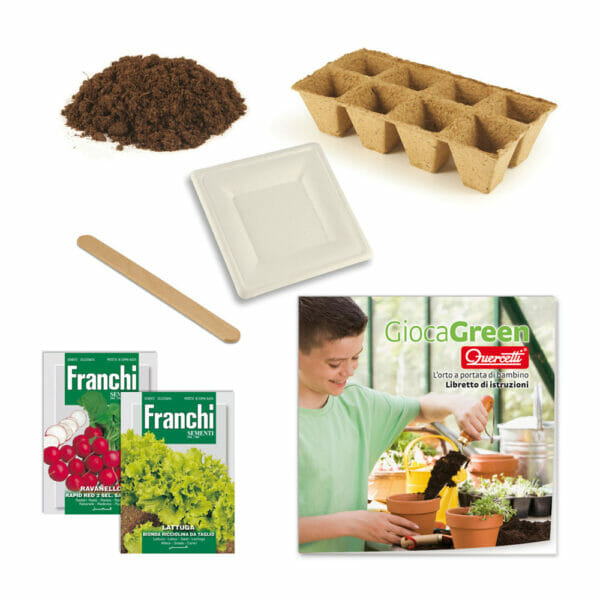 GiocaGreen Aprendo a Plantar Vegetais (Rabanete e Alface)