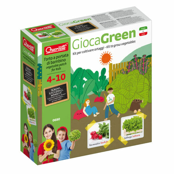 GiocaGreen Aprendo a Plantar Vegetais (Rabanete e Alface)