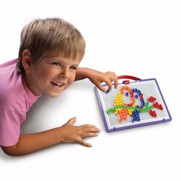 Jogo Arte Visual Mocho Pixel Small 100 Pinos 5 Cores