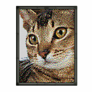 Jogo Pixel Art 14800 pcs 54x41 cm 6 cores