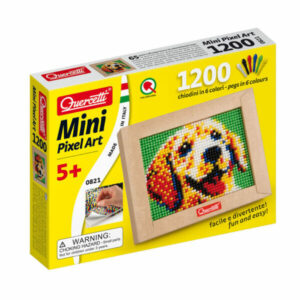 Mini Pixel Art o Cão 1200 Pinos + Placa