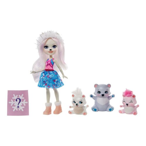 Enchantimals Família Pristina Urso Polar