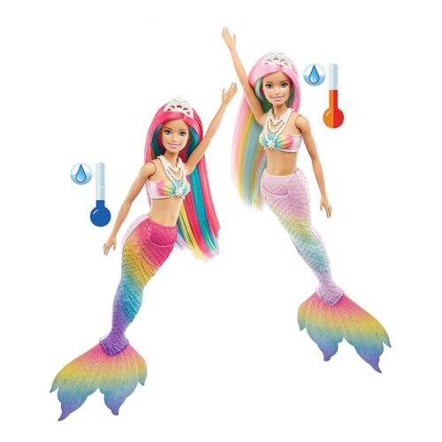 Barbie Sereia Arco-Íris Muda de Cor