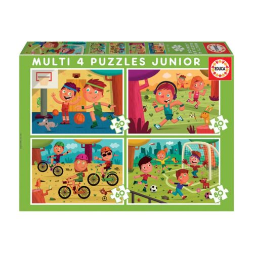 ED18602 Multi Puzzles Progressivos Desportos